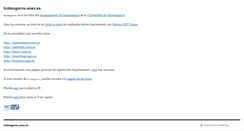 Desktop Screenshot of kolmogorov.unex.es