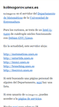 Mobile Screenshot of kolmogorov.unex.es